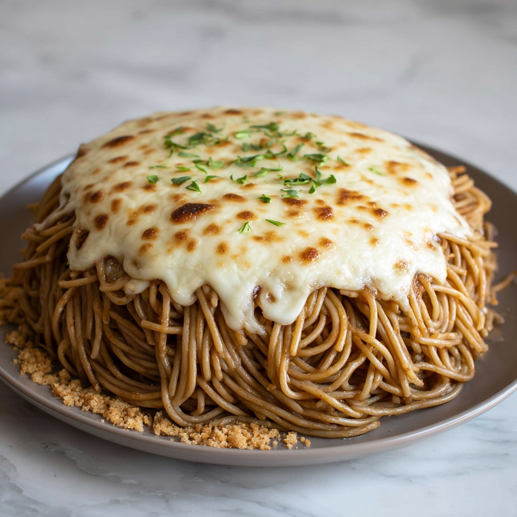 Cream Cheese Spaghetti Casserole Recipe - Recipe Image