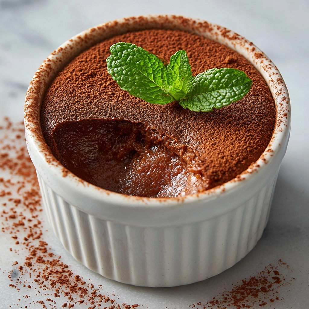 Keto Chocolate Soufflé Recipe - Recipe Image