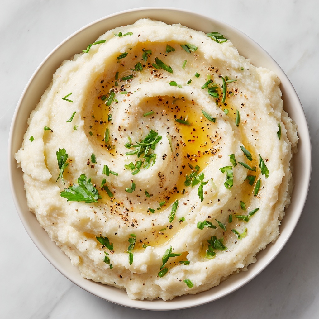 Mashed Cauliflower with Herbs: 7 Creamy Comforting Tips Recipe - Recipe Image