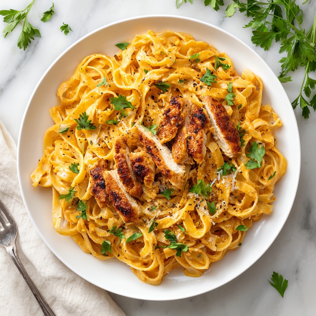Cowboy Butter Chicken Linguine Recipe - Recipe Image
