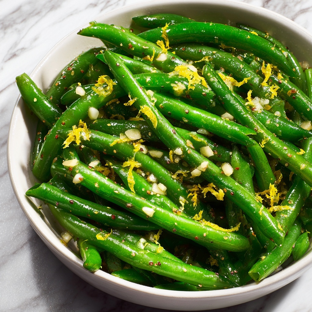 Garlic Lemon Green Beans: 7 Zesty Steps to Flavor Bliss Recipe - Recipe Image