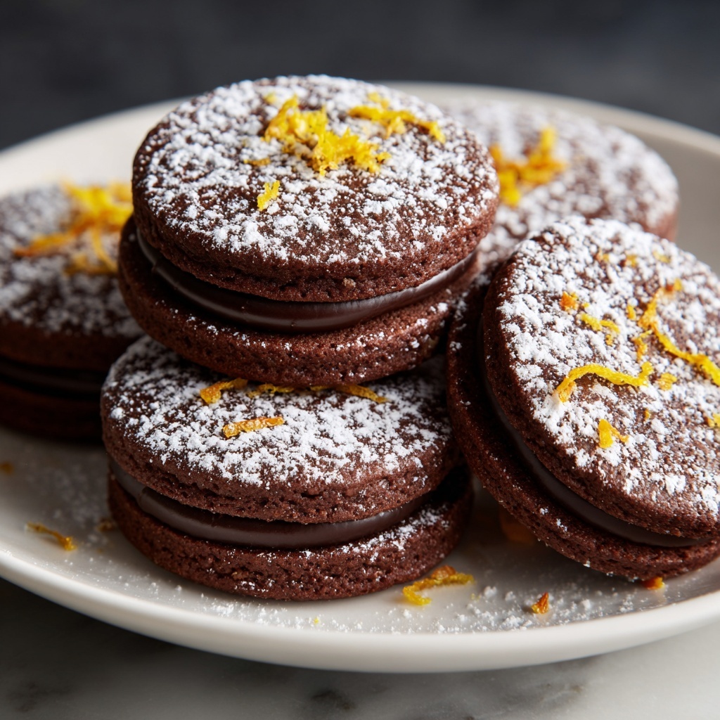 Chocolate Orange Shortbread Cookies Recipe - Recipe Image