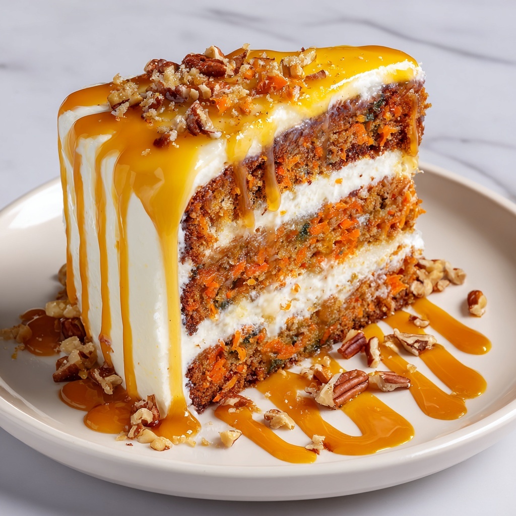 Caramel Pecan Carrot Heaven Cake Recipe - Recipe Image