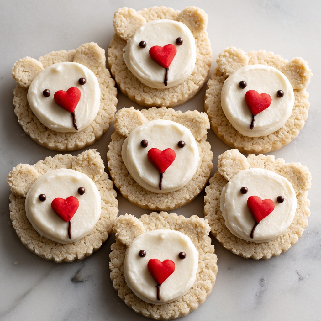 Delightful Polar Bear Cookies with Creamy Frosting Bliss Recipe - Recipe Image
