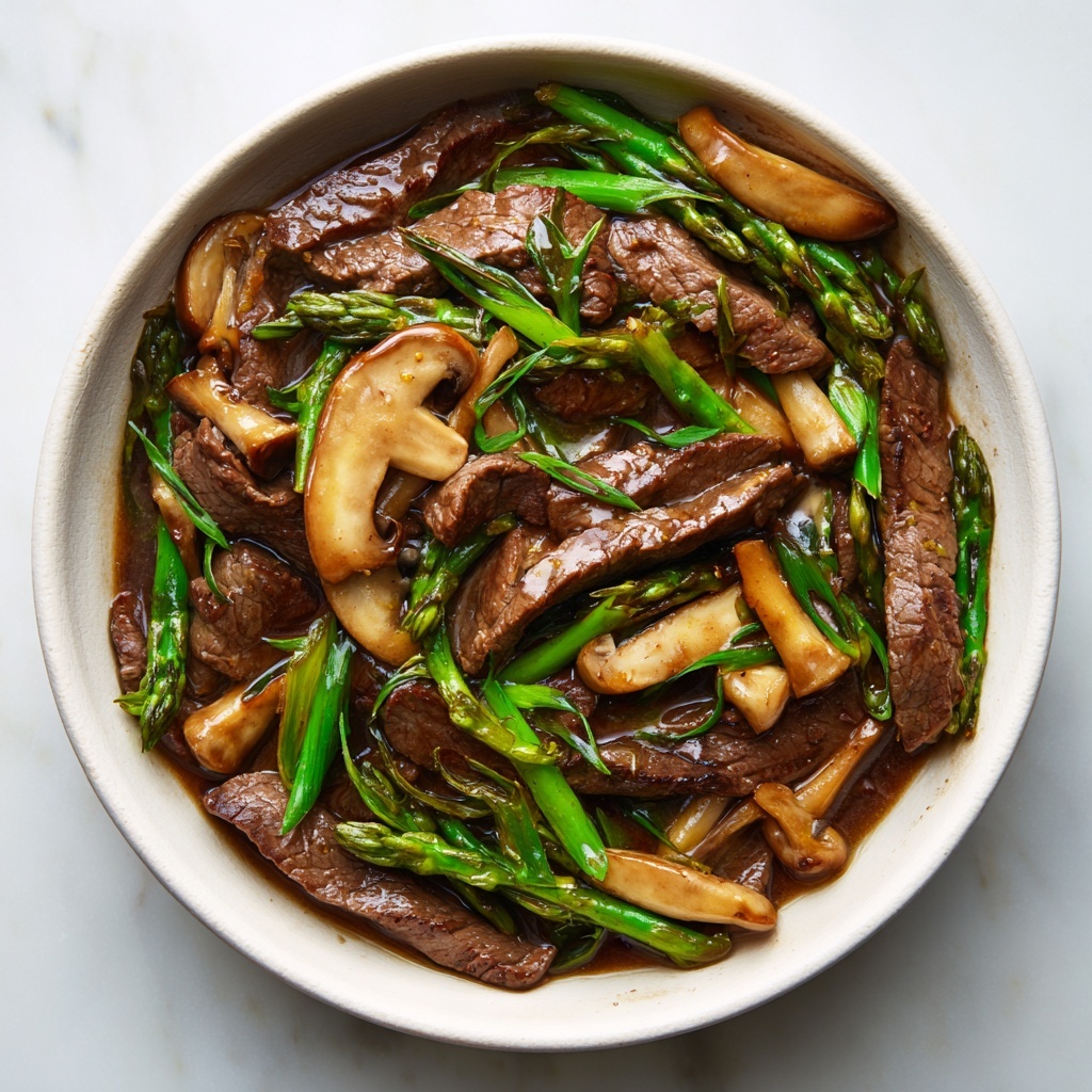 Beef Mushroom Stir Fry Recipe - Recipe Image