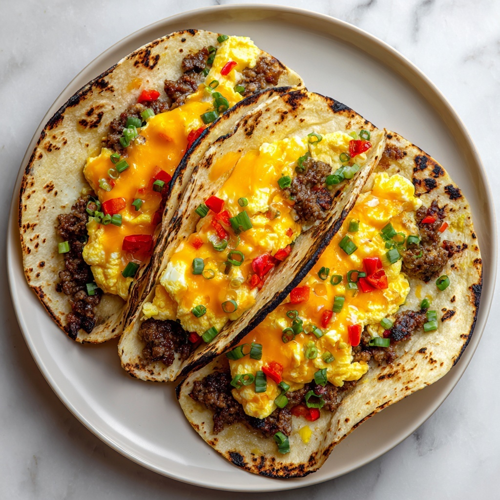 Oven Baked Breakfast Tacos: 5 Simple Steps to Comfort Recipe - Recipe Image