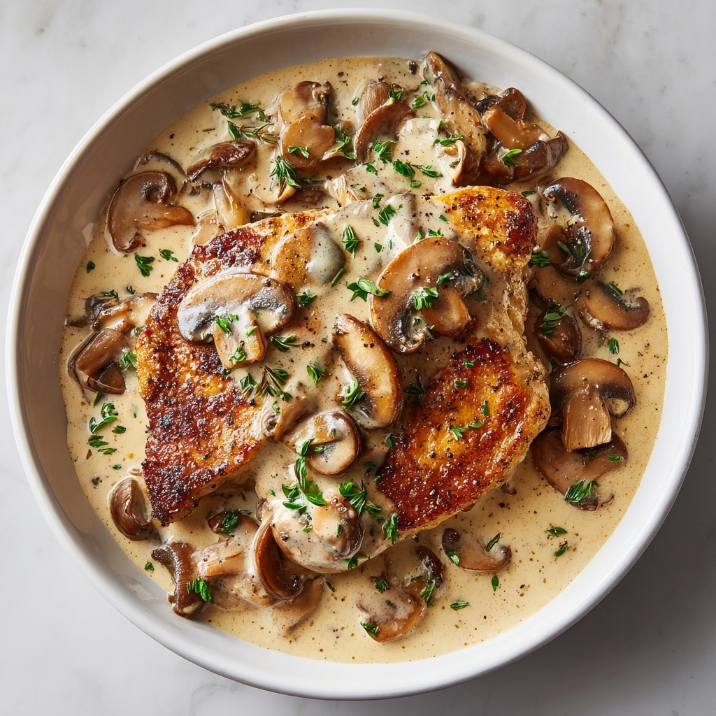 Creamy Mushroom Chicken: A Quick, Comforting Family Dinner Recipe - Recipe Image