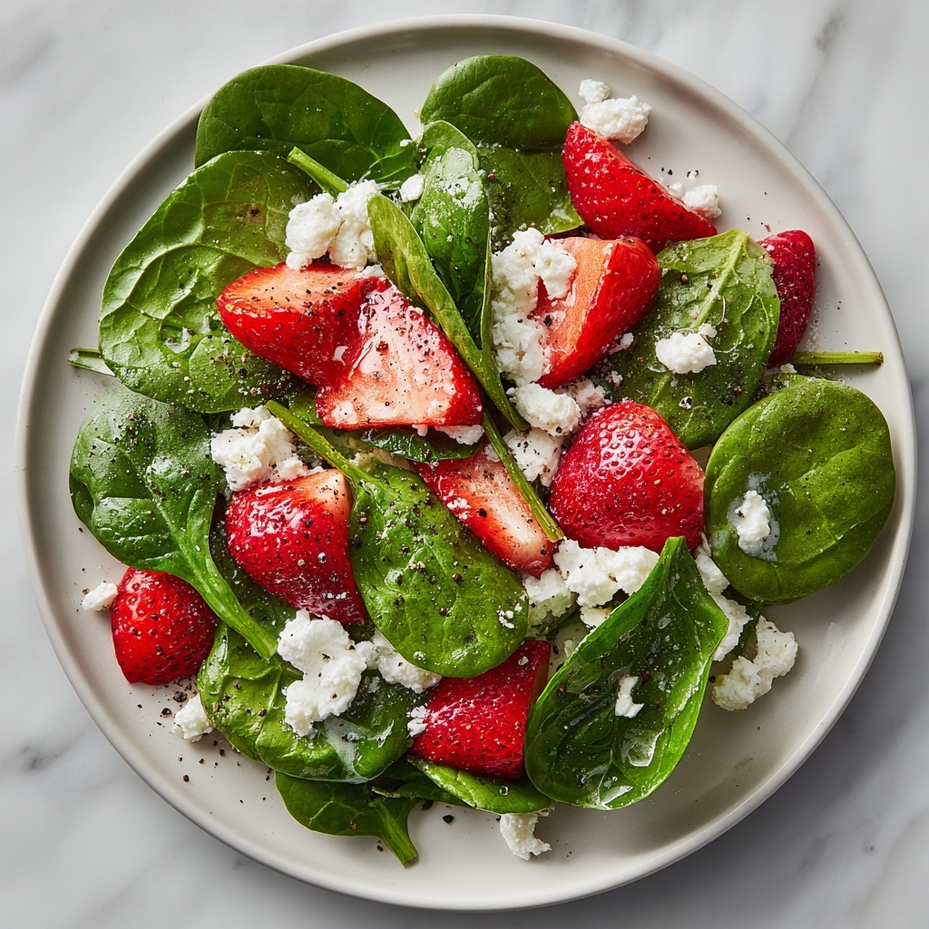 Sweet Strawberry Spinach Salad with Poppy Seed Dressing Recipe - Recipe Image