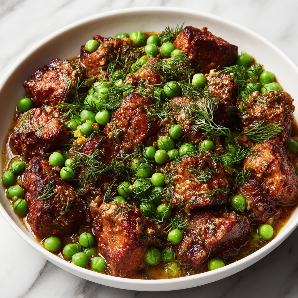 Beef and Pea Stew with Dill Recipe - Recipe Image