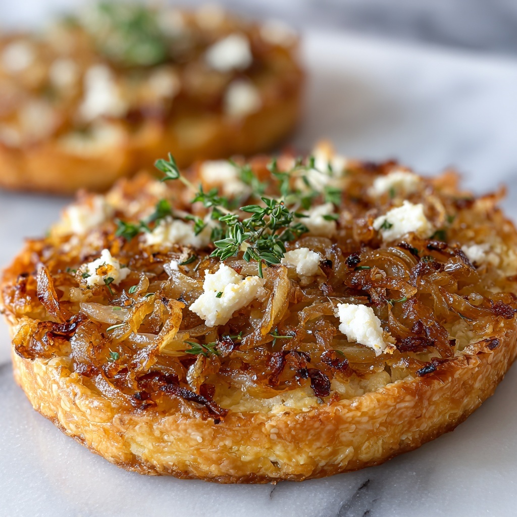 Gourmet Onion and Goat Cheese Tartlets Recipe - Recipe Image