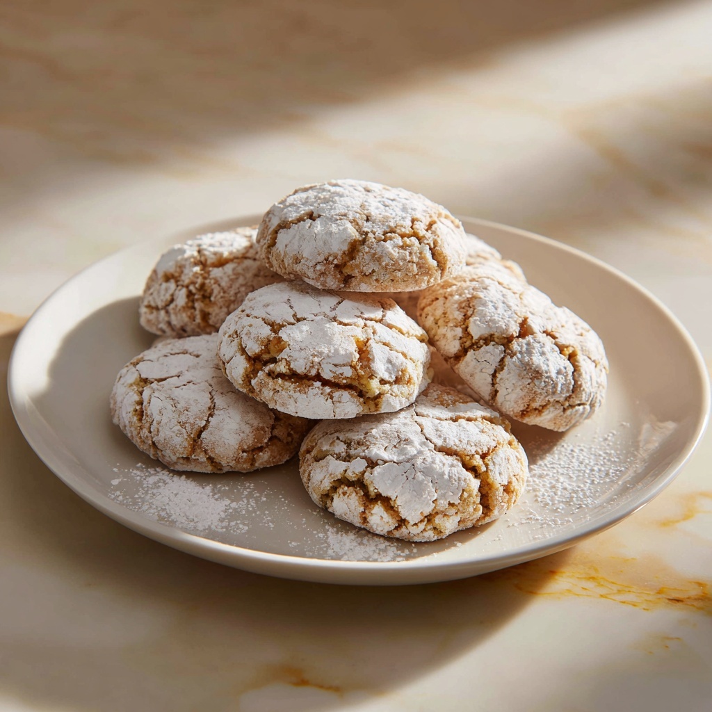 Cake Mix Crinkle Cookies Recipe - Recipe Image