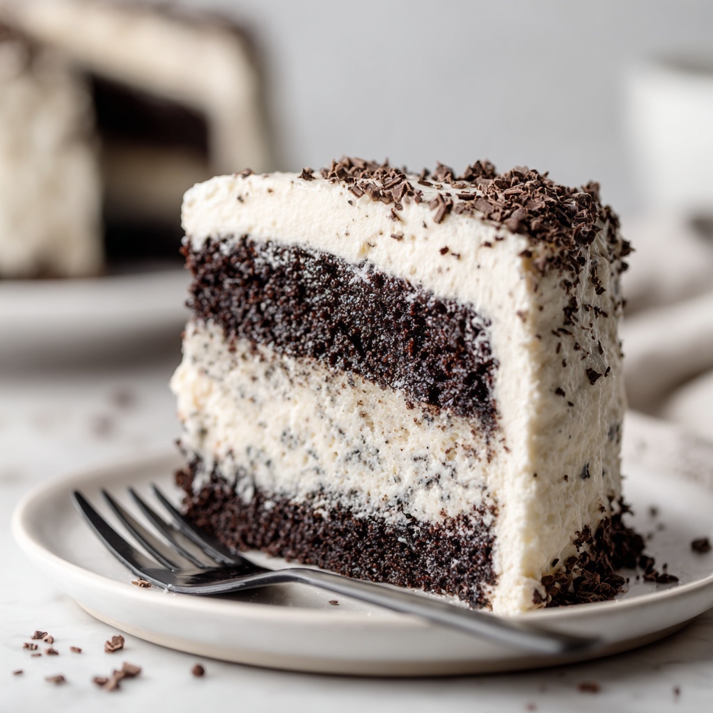 Irresistibly Moist Chocolate Cake with Irish Buttercream Bliss Recipe - Recipe Image