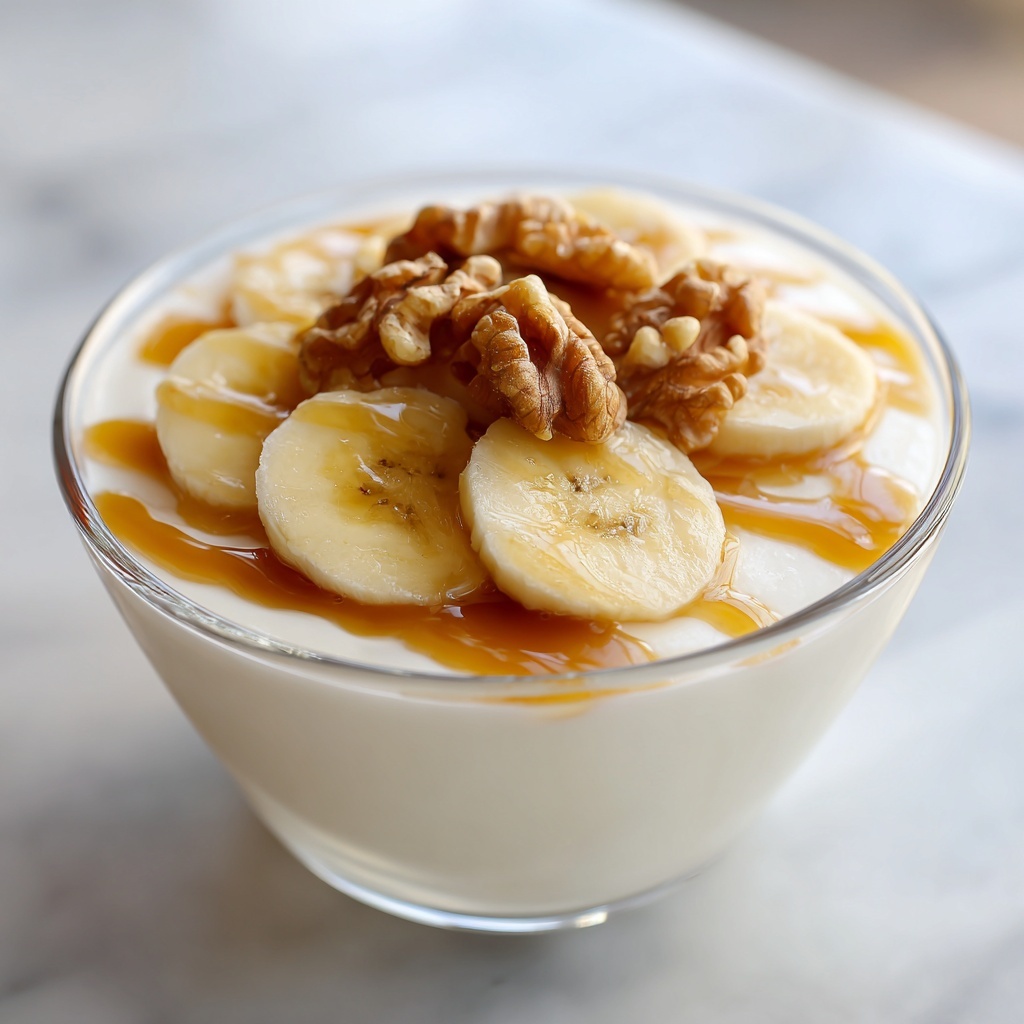 Healthy Banana Pudding with Greek Yogurt Recipe - Recipe Image