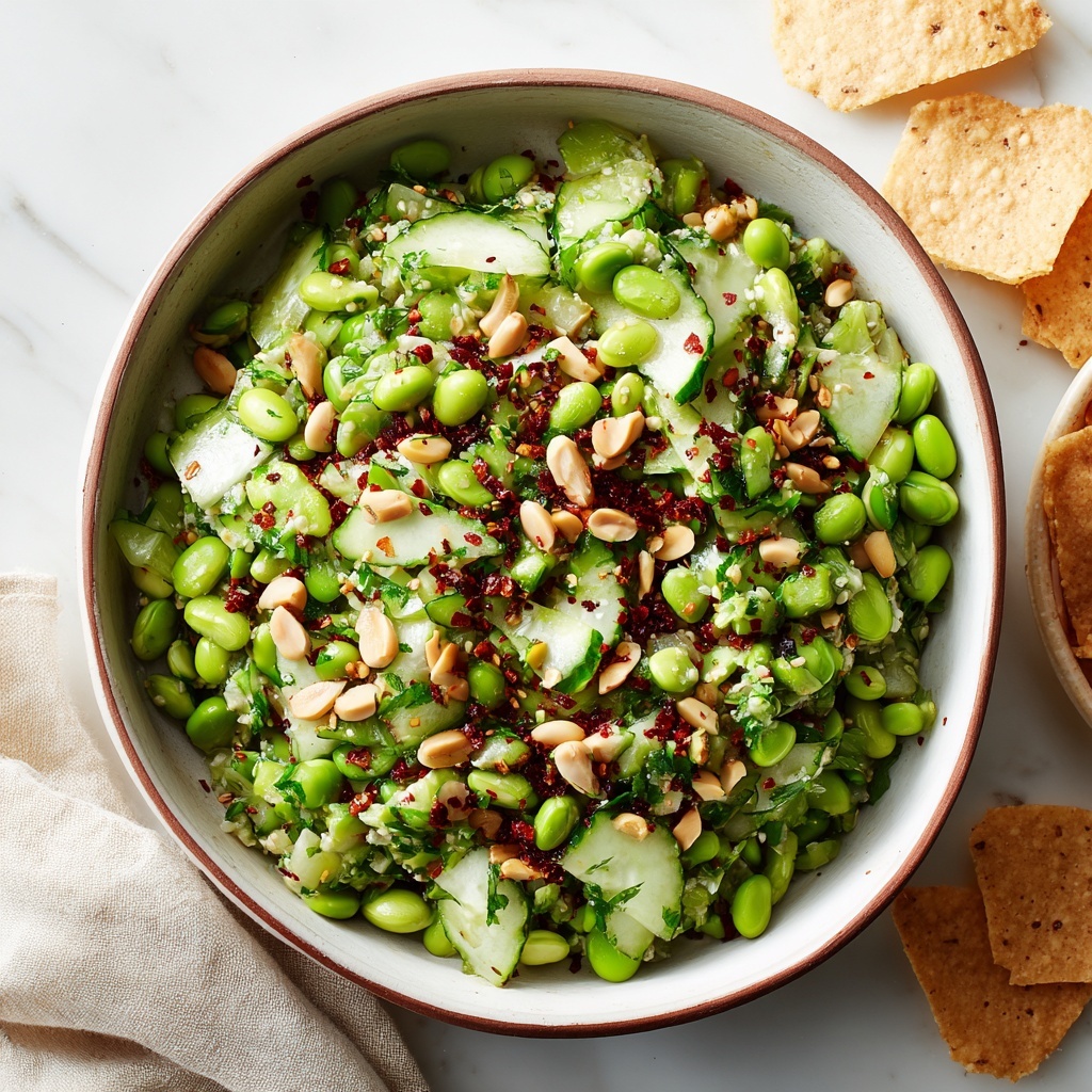 Spicy Cucumber Edamame Salad: Fresh, Protein-Packed Crunch Recipe - Recipe Image