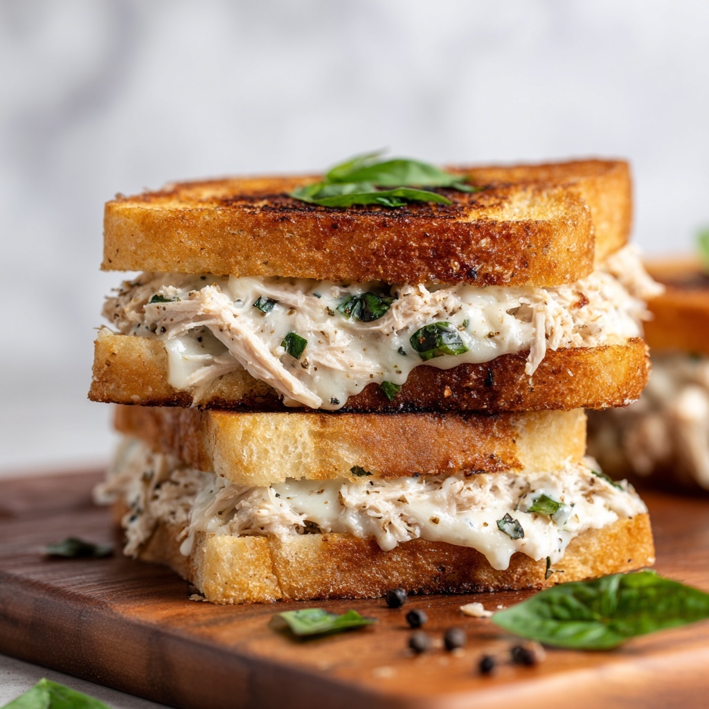 Lazy Chicken Parmesan Grilled Cheese Recipe - Recipe Image