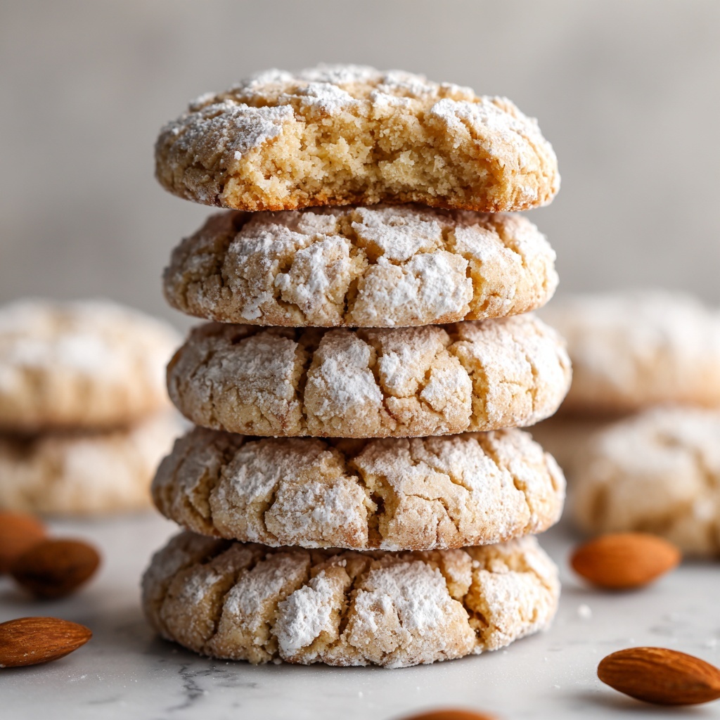 Easy Italian Almond Cookies (Amaretti) Recipe - Recipe Image