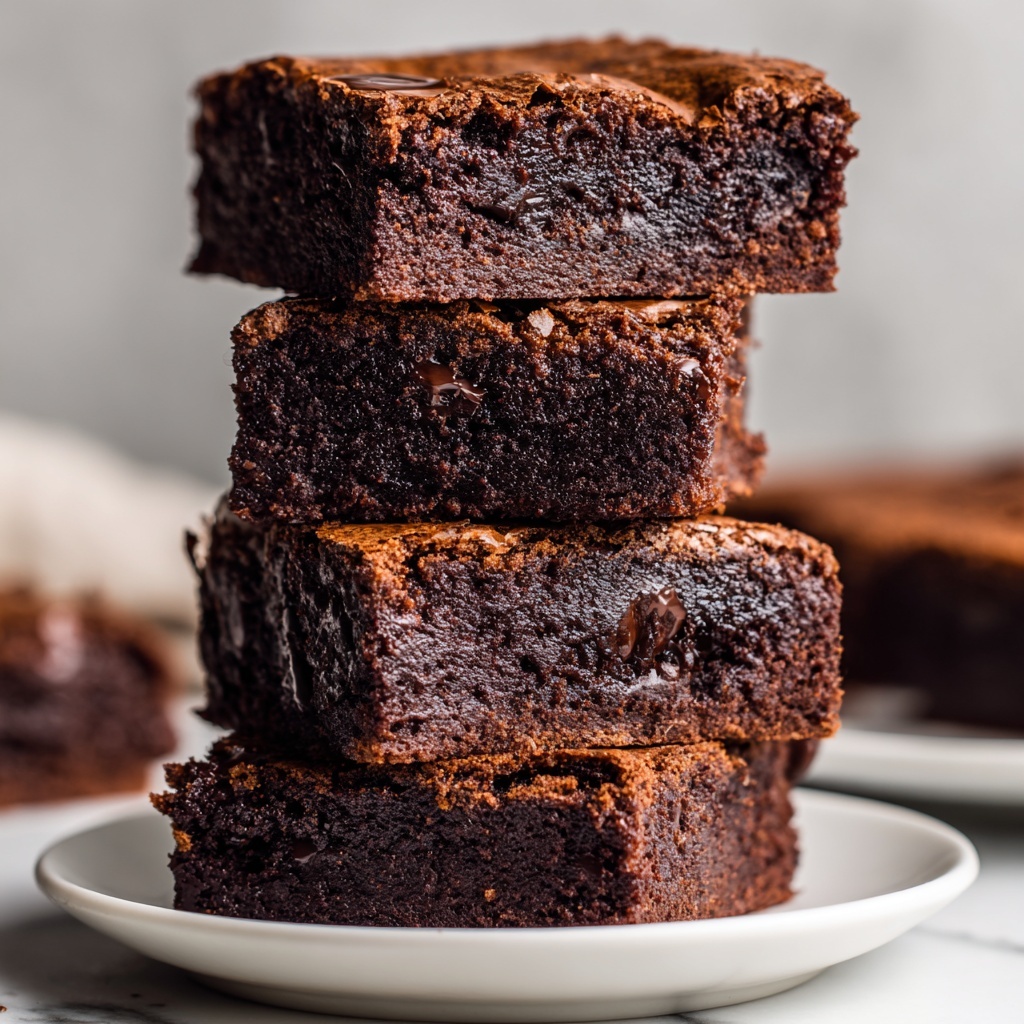 Vegan Zucchini Brownies Recipe - Recipe Image