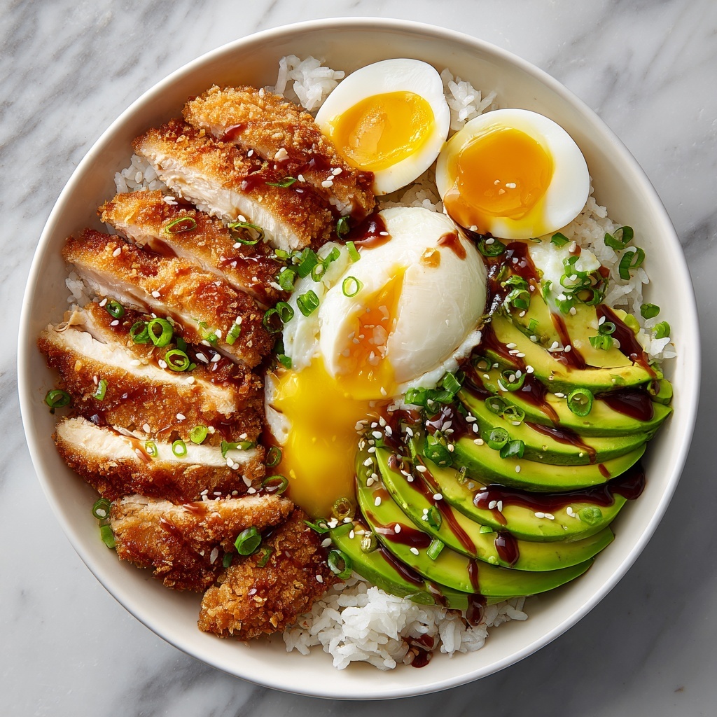 Crispy Japanese Katsu Bowls Recipe - Recipe Image
