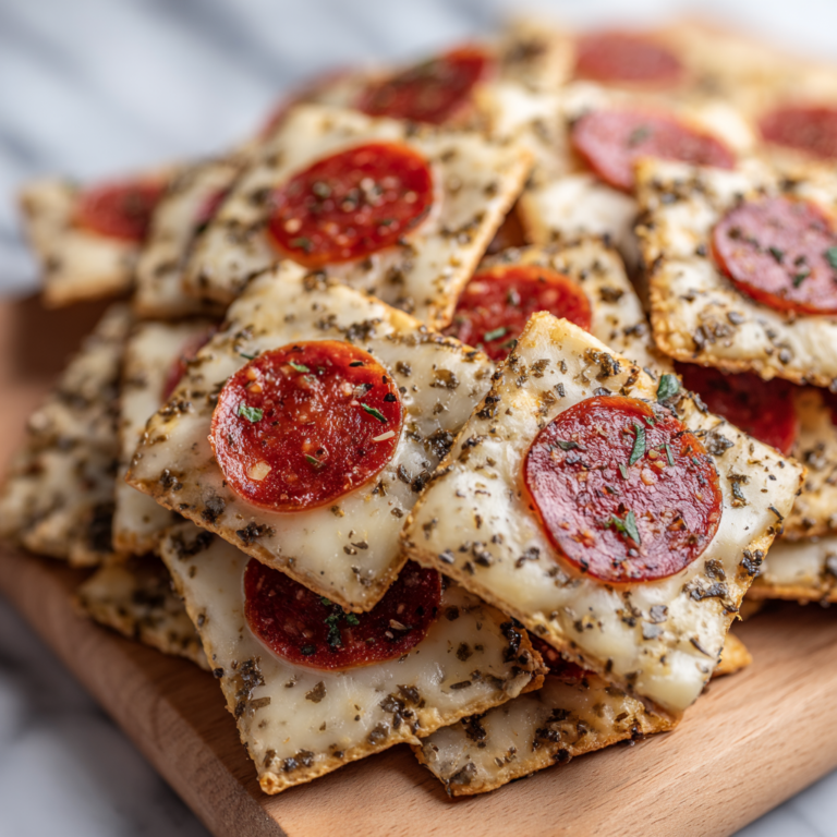 Keto Pizza Chips: Your Crispy Low-Carb Snack Solution Recipe