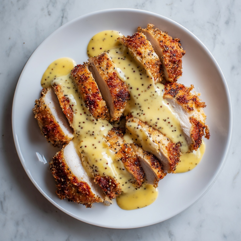 Pretzel Chicken with Mustard-Cheddar Sauce You’ll Crave Recipe - Recipe Image