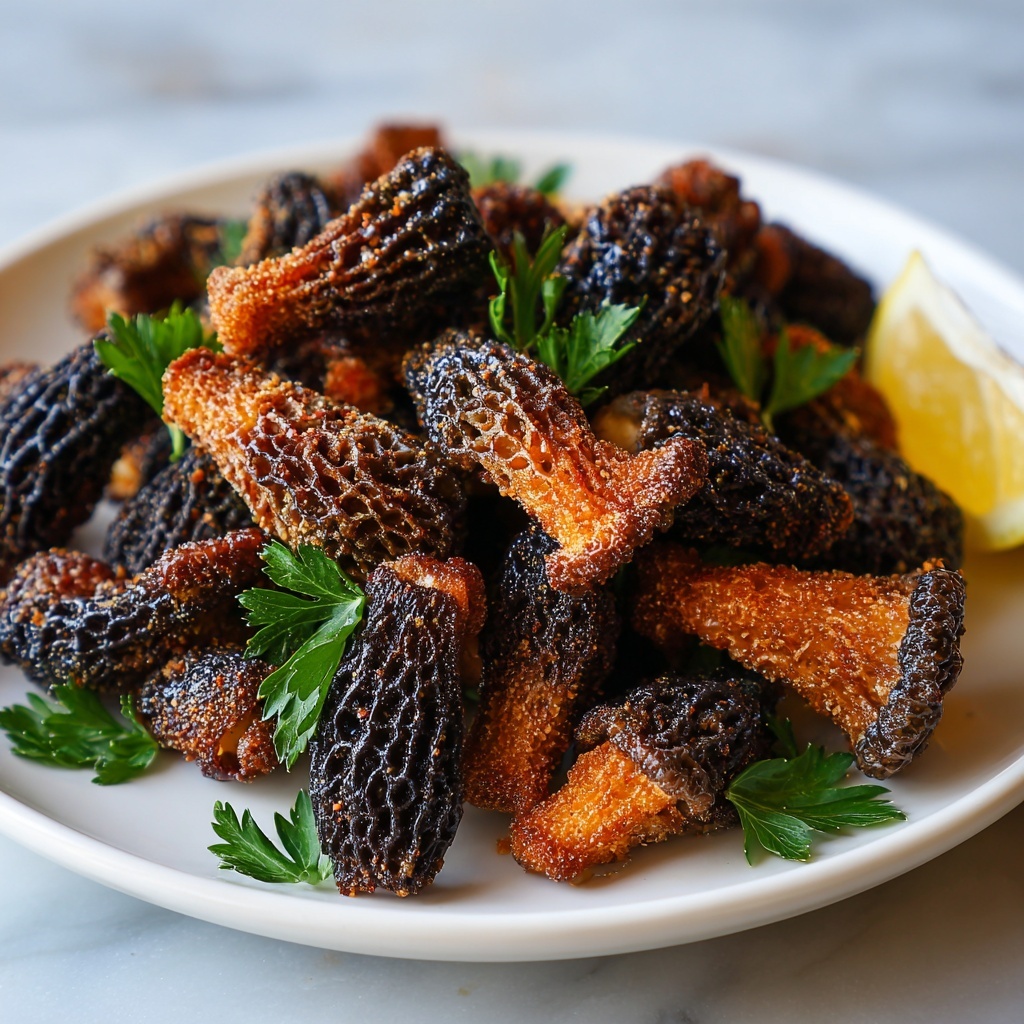 Crispy Breaded Morel Mushrooms Recipe - Recipe Image