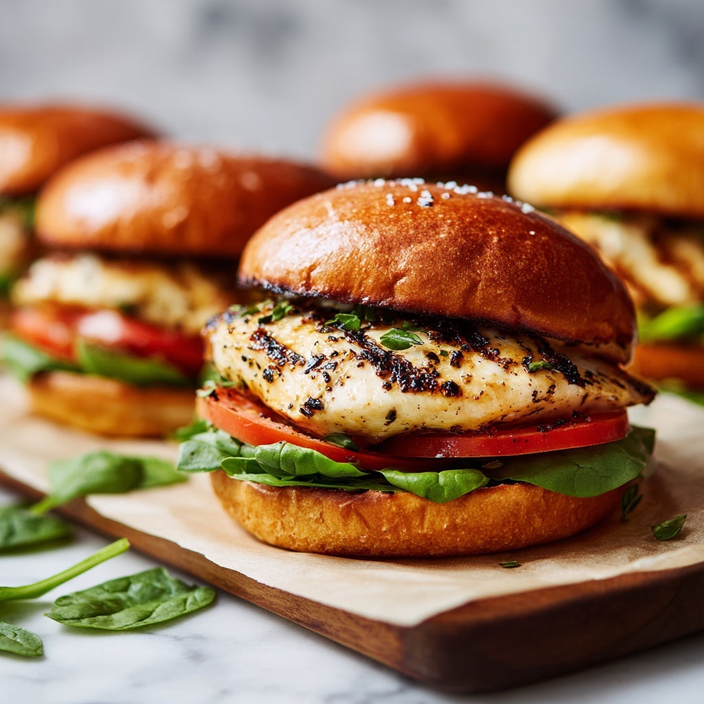 Turkey Burgers with Parmesan and Fresh Toppings Recipe - Recipe Image