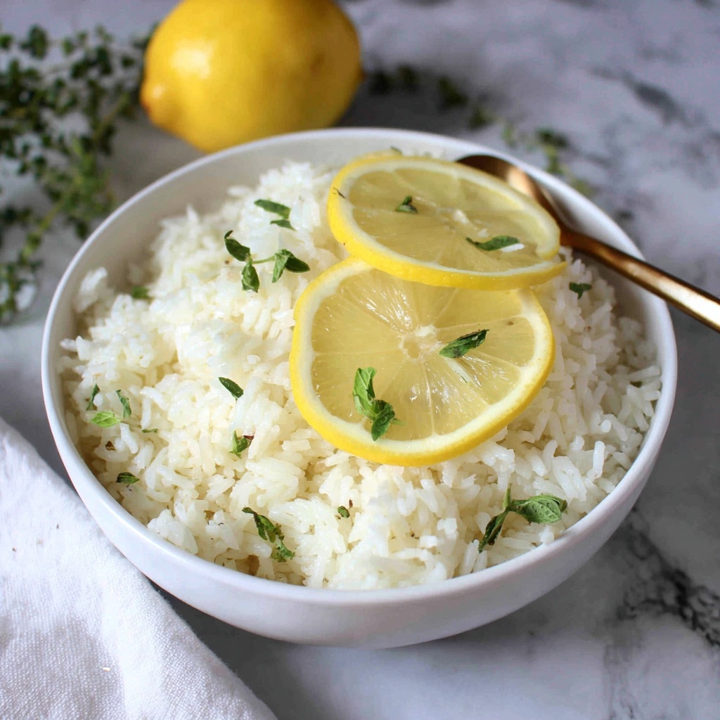 Easy and Delicious Lemon Rice Recipe - Recipe Image
