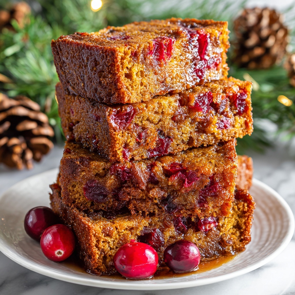 Pumpkin Cranberry Loaf Recipe - Recipe Image