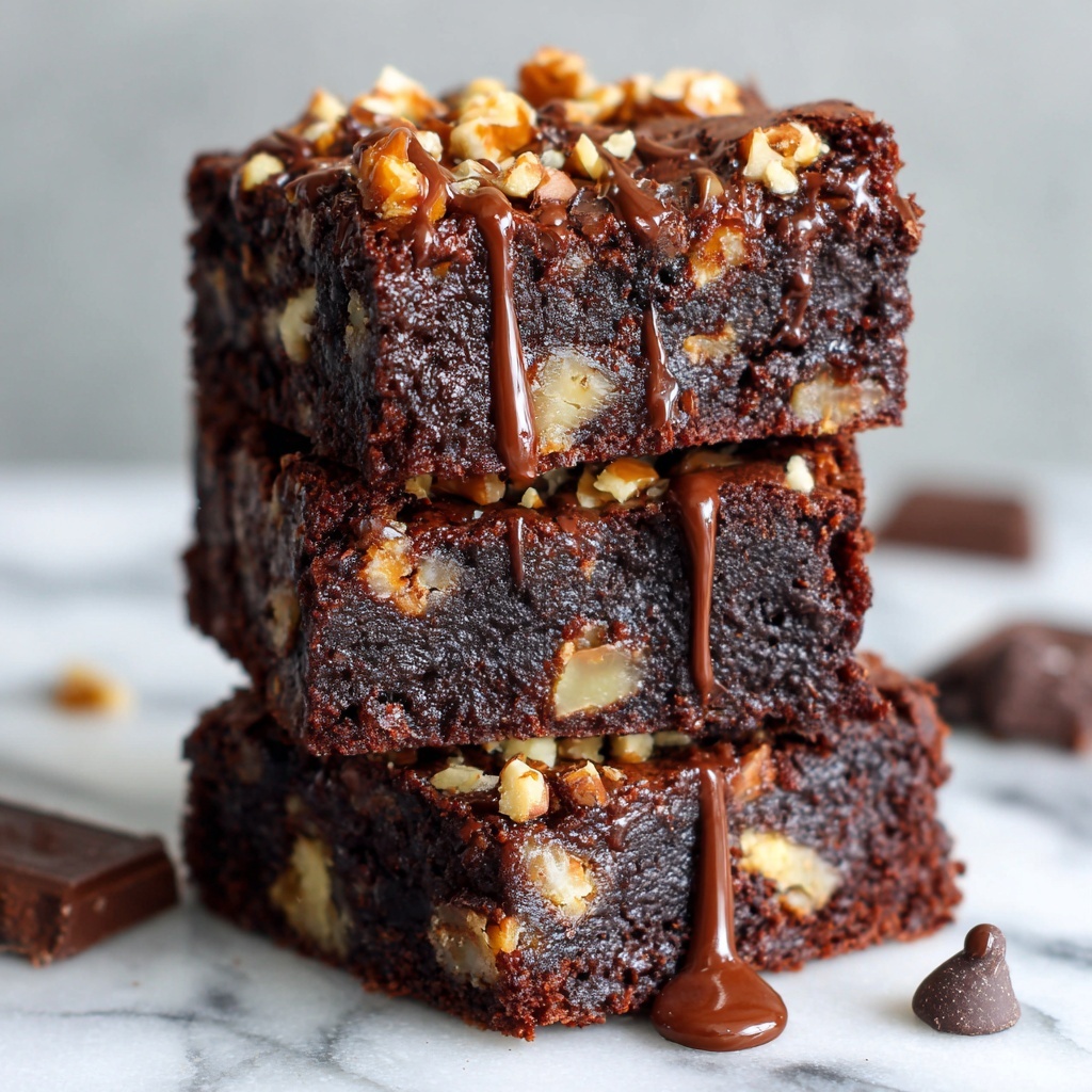 Toffee Brownies – Fudgy Homemade Brownies with Crunchy Toffee Recipe - Recipe Image