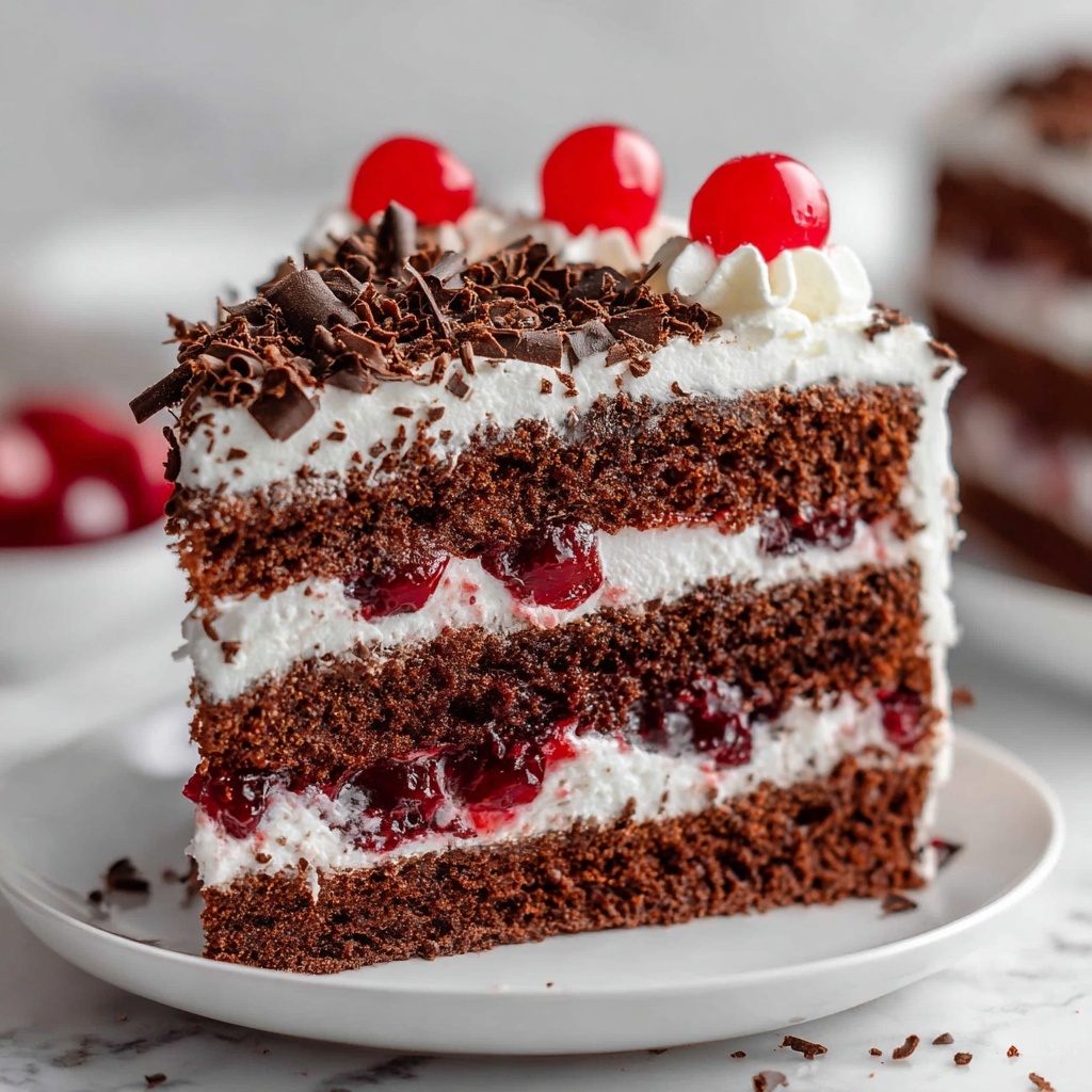 Christmas Black Forest Cake Recipe - Recipe Image