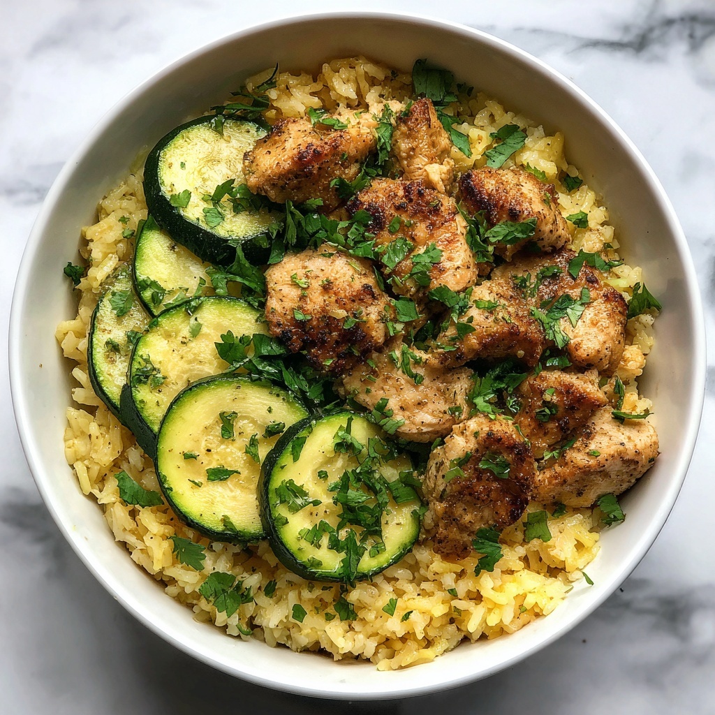 Easy Baked Chicken and Zucchini Recipe - Recipe Image