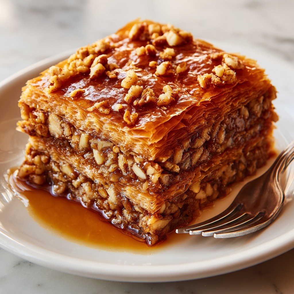 Homemade Baklava Recipe - Recipe Image