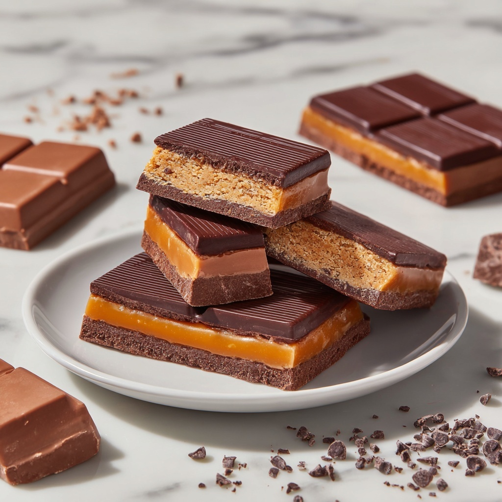 Healthy Twix Bars: Guilt-Free Indulgence Recipe - Recipe Image