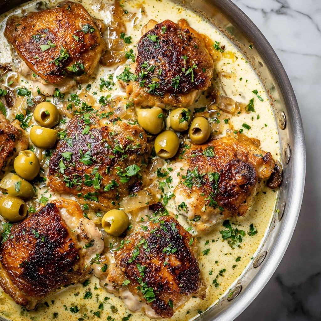Creamy Pepperoncini Chicken Skillet Recipe - Recipe Image