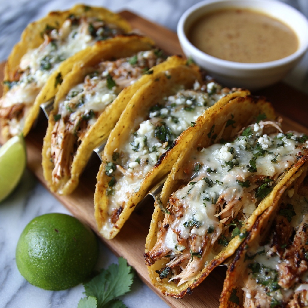 Oven Baked Honey Lime Chicken Tacos Recipe - Recipe Image