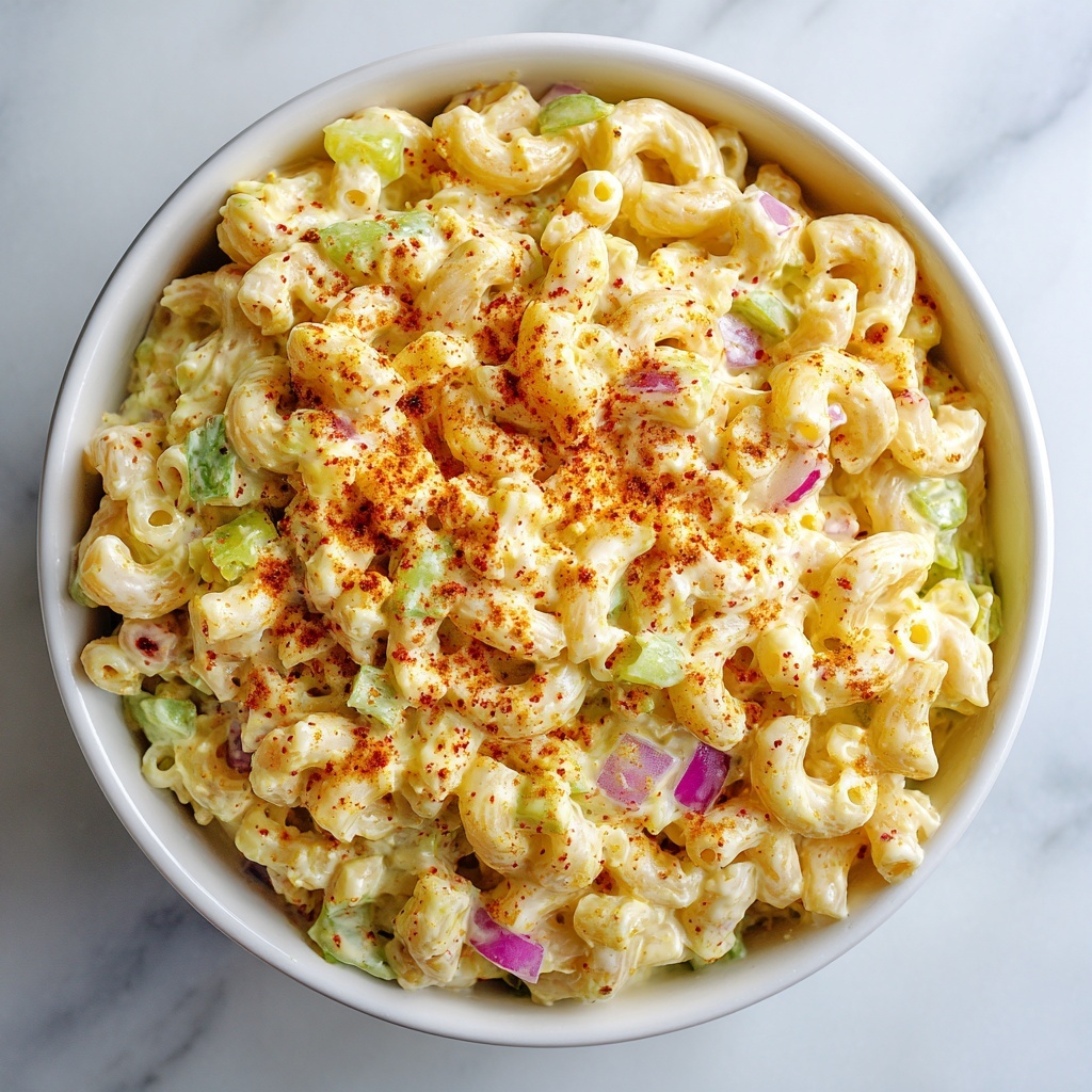 Southern Macaroni Salad Recipe - Recipe Image
