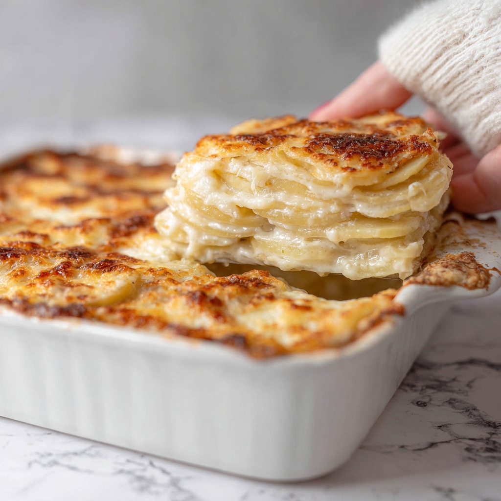 Cheesy Smoked Gouda Potato Bake: 5 Irresistible Layers Recipe - Recipe Image