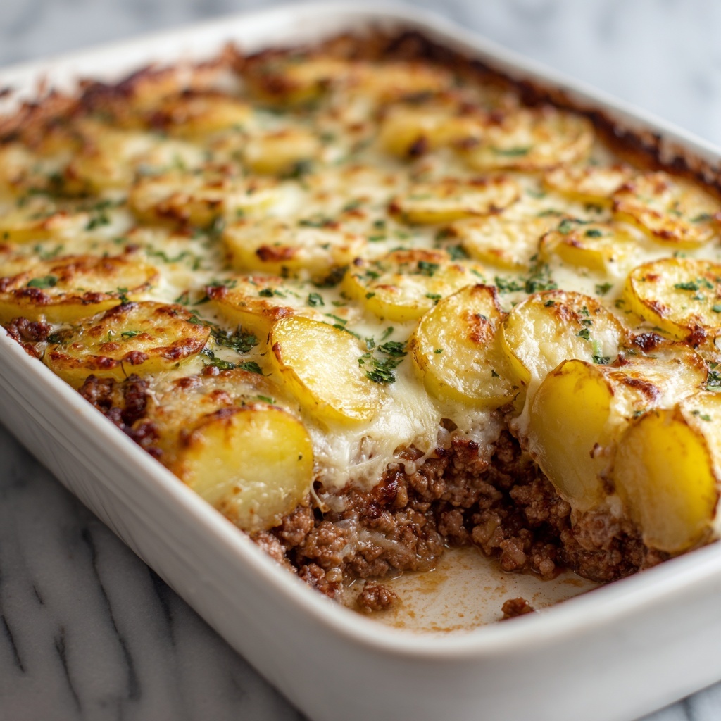 Cozy Hobo Casserole: Easy Comfort Food for Busy Nights Recipe - Recipe Image