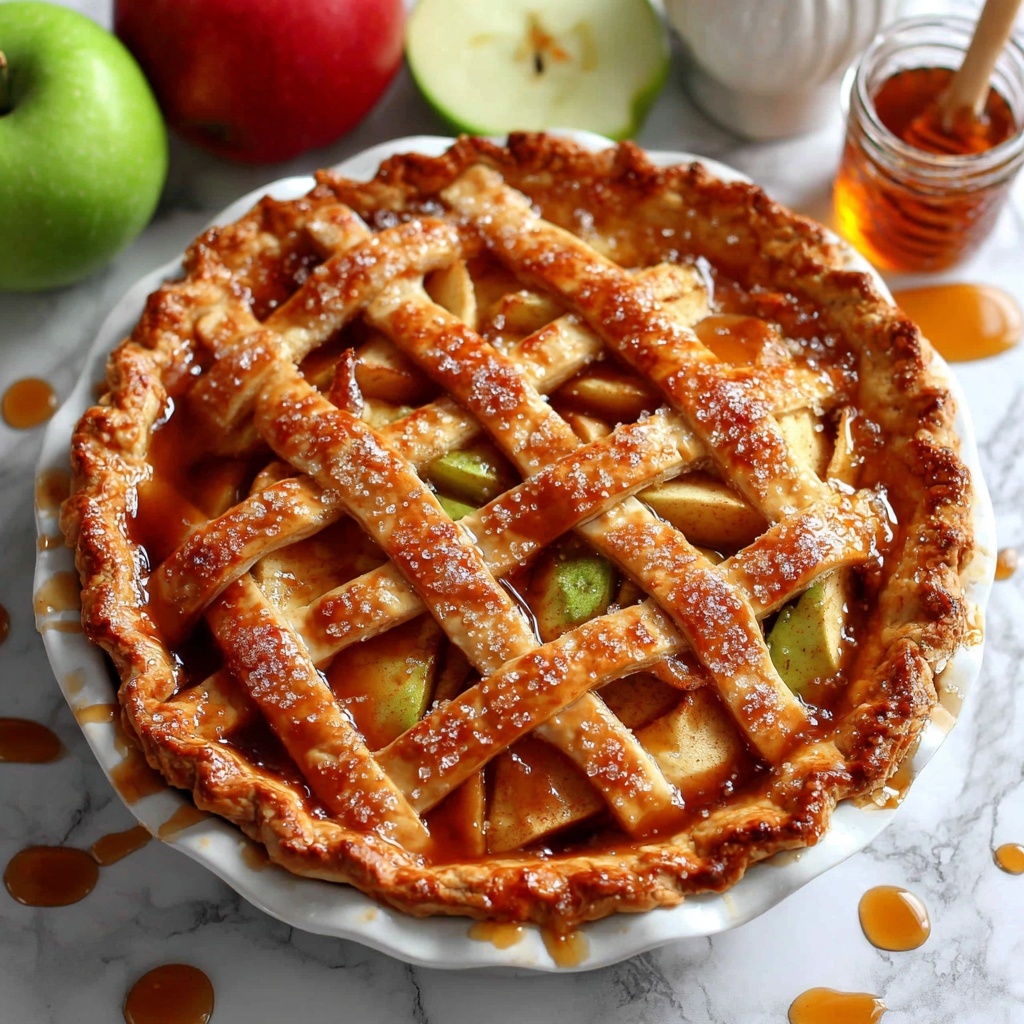 Classic Baked Spiced Apple Pie Recipe - Recipe Image