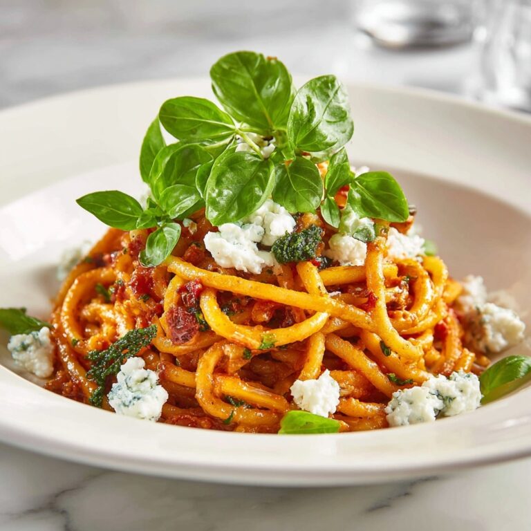 Creamy Chicken Spaghetti with Burrata Recipe