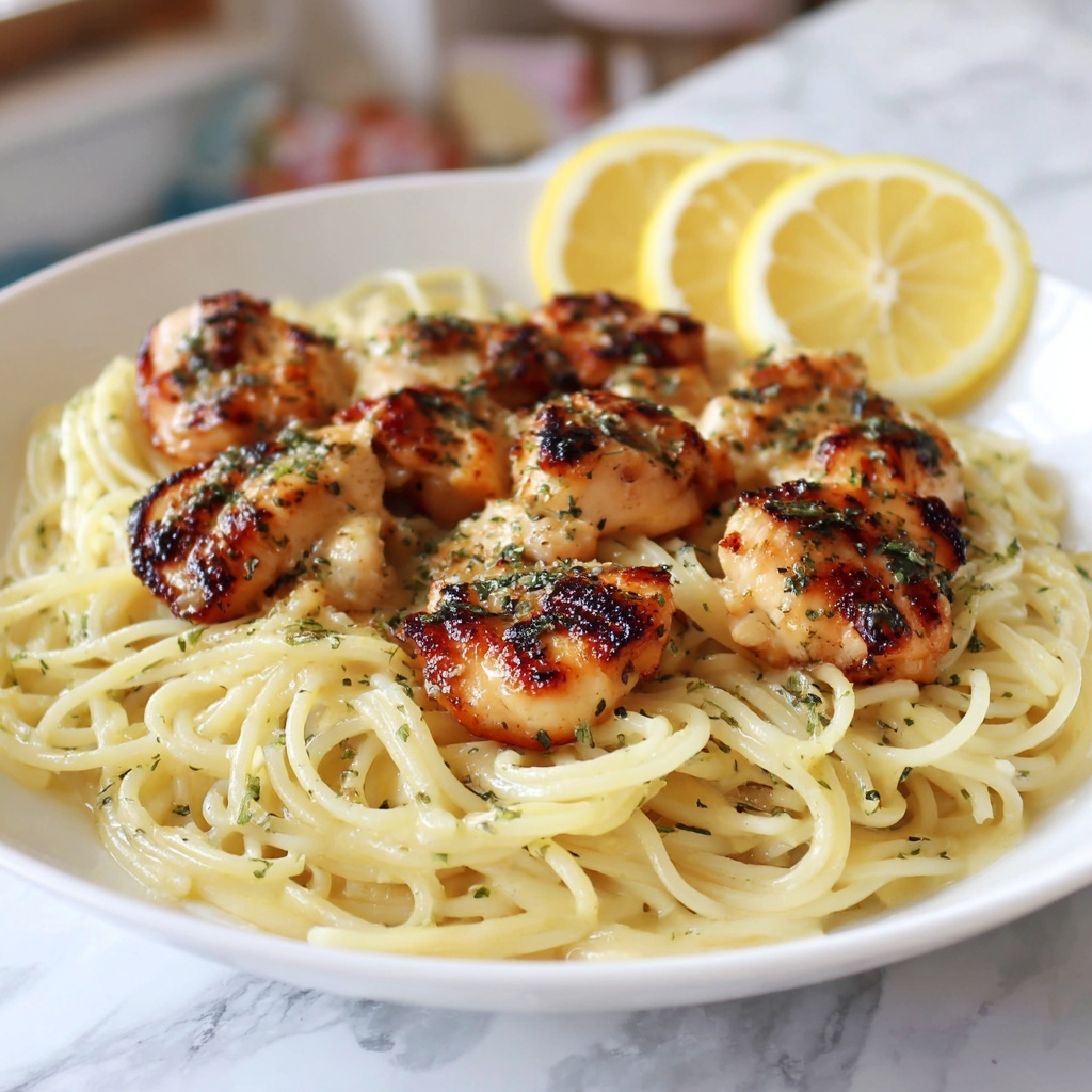 Creamy Chicken Linguine Recipe - Recipe Image