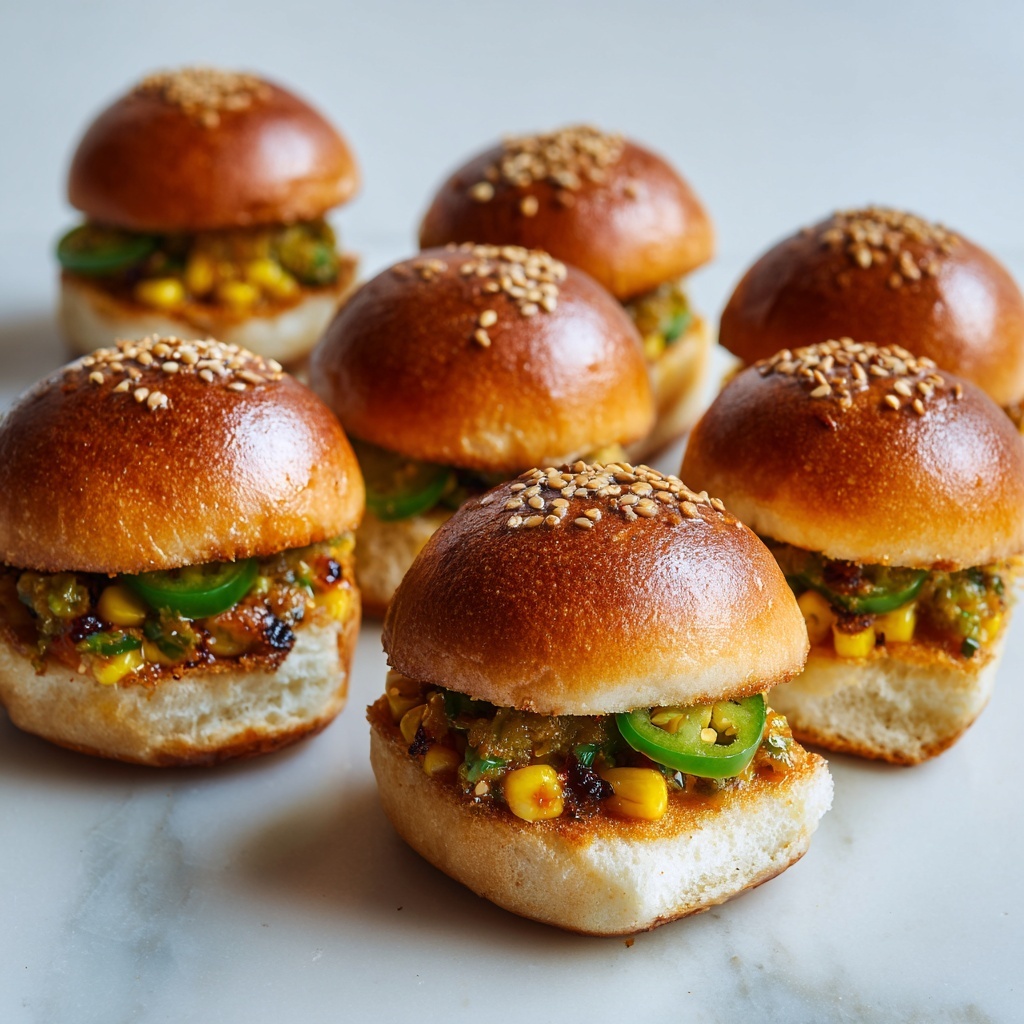 Mexican Paneer & Corn Sliders Recipe - Recipe Image