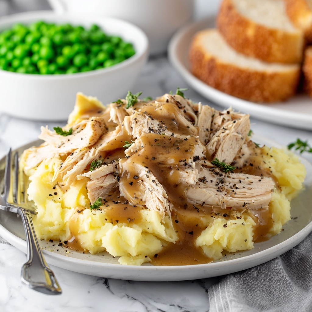 Homestyle Chicken and Gravy Recipe - Recipe Image