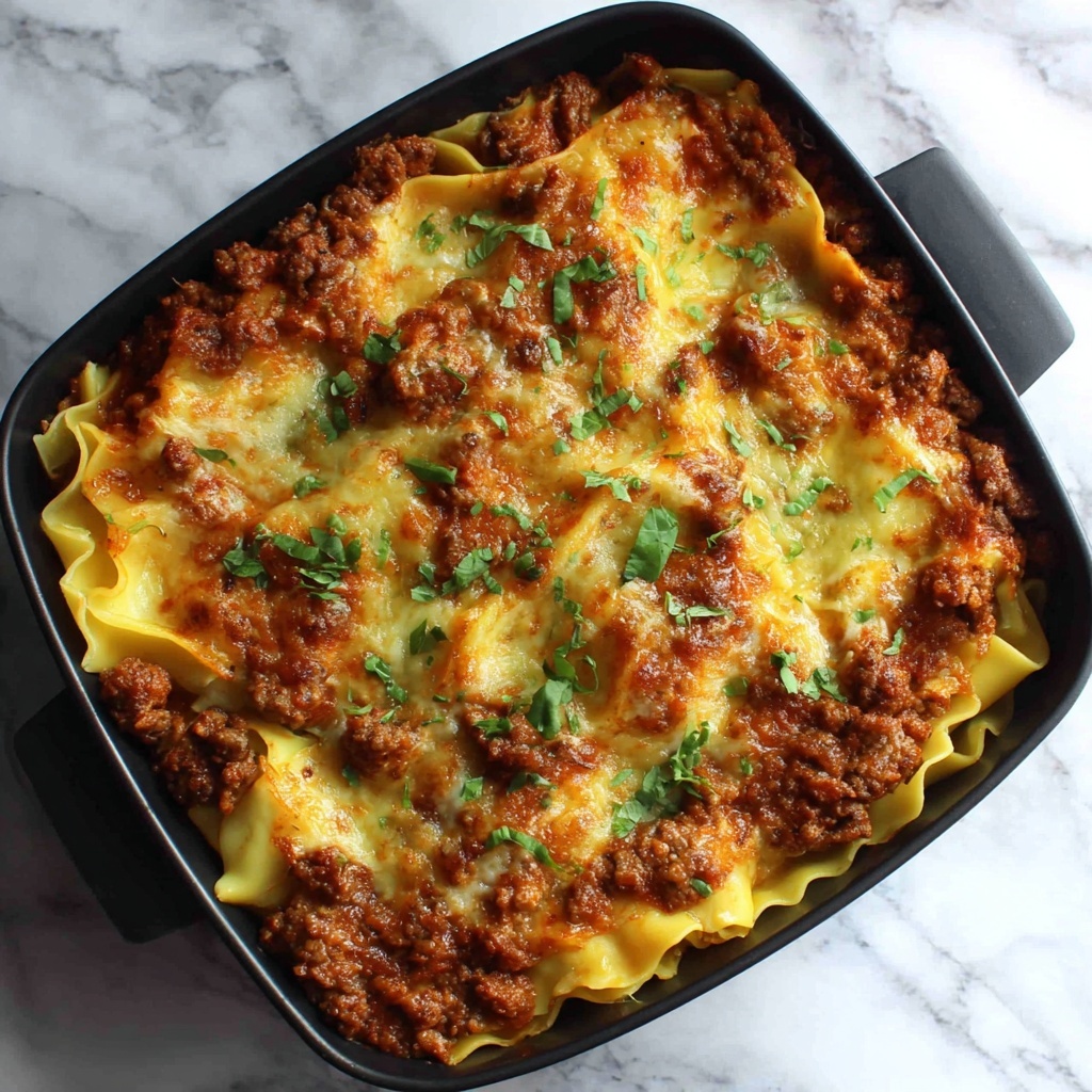 Smoky Skillet Lasagna Recipe - Recipe Image