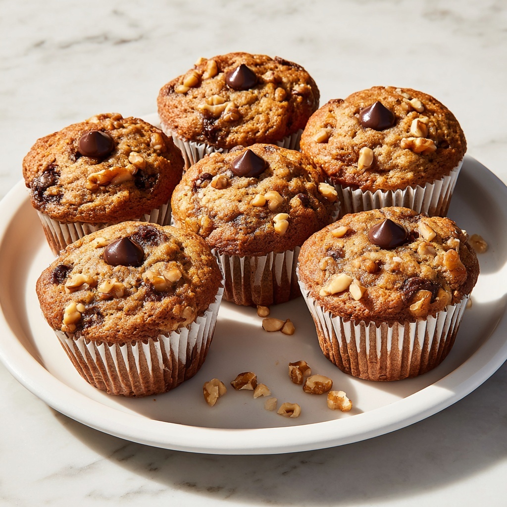 Delicious Fluffy Flourless Peanut Butter Chickpea Muffins Recipe - Recipe Image