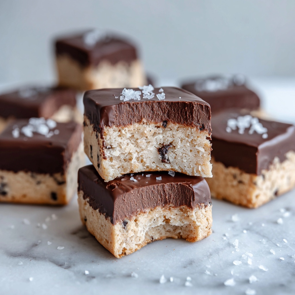 Easy Cookie Dough Bars (No-Bake) Recipe - Recipe Image