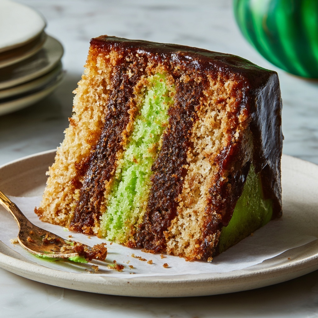 Deliciously Creamy Pandan Basque Burnt Cheesecake Recipe - Recipe Image