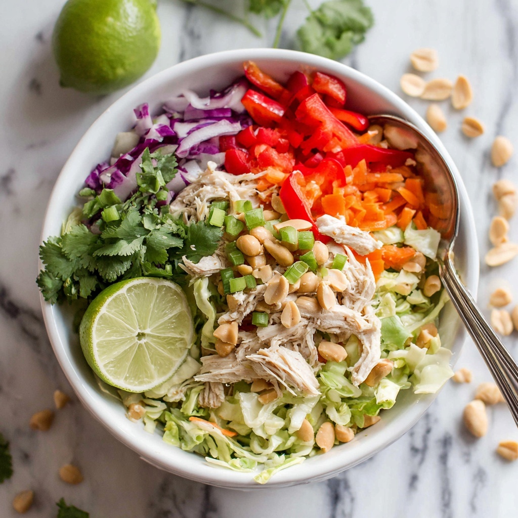 Vibrant Thai Chicken Salad Recipe - Recipe Image