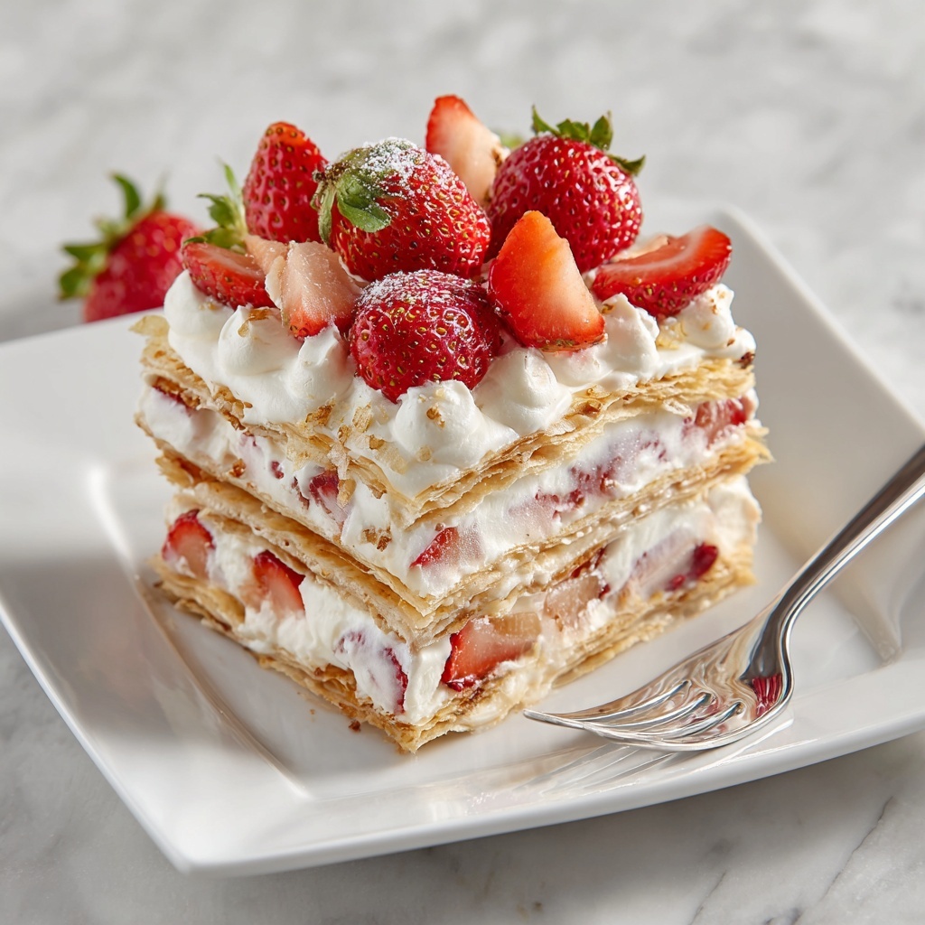 Strawberry Lasagna Recipe - Recipe Image