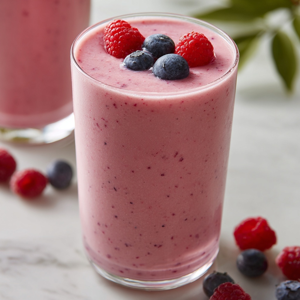 Mixed Berry Smoothie Recipe - Recipe Image